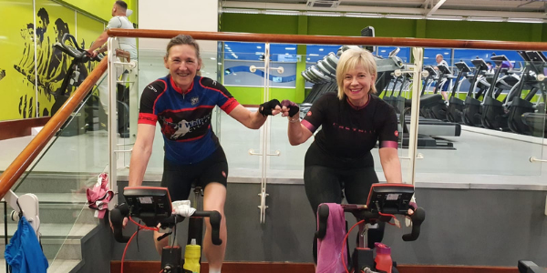 Bannatyne Peterborough members secure a place on a cycling event