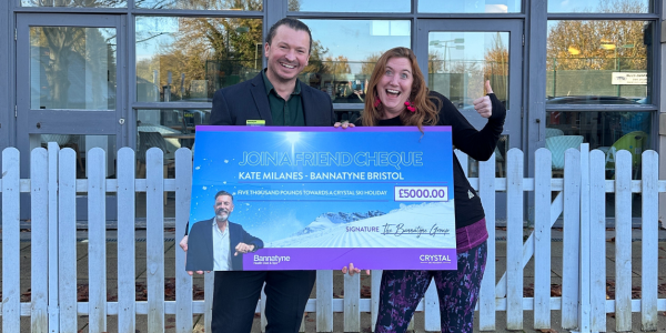 NHS Worker from our Bristol club wins £5k Ski Holiday! 