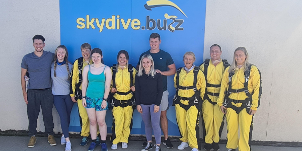 A Bannatyne GM has took to the skies for charity